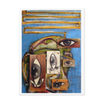 Perception in Color Postcard by uniqueartgifts Perception in Color Postcard