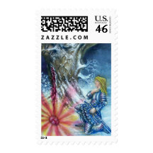 PERCEVAL AND VISION OF THE HOLY GRAIL STAMPS