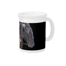 Percheron Horses Pitcher