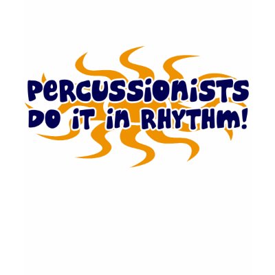 Percussionist Rhythm T-Shirt by KamikazePercussion
