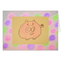 Percy Pig card