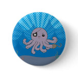 Percy the Octopirate buttons