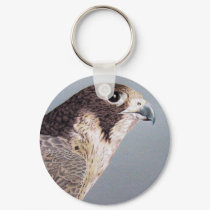 Peregrine Falcon Keychain by artoffalconry Peregrine Falcon Keychain