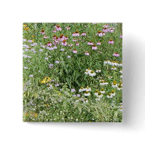 Perennial Garden Pinback Buttons