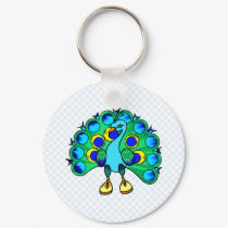 Perez Peacock keychains