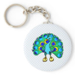 Perez Peacock Key Chain
