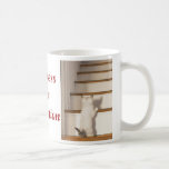 Perfección del progreso no taza de café