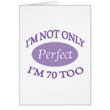Perfect 70 Year Old Card