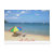 beautiful, beach, with, colorful, umbrella,