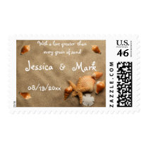 Perfect Beach Wedding postage
