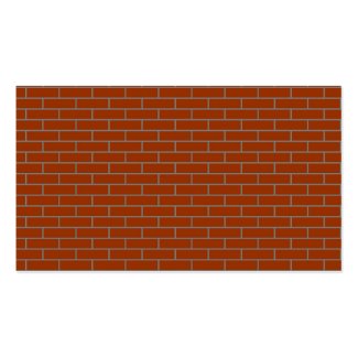 perfect brick wall Double-Sided standard business cards (Pack of 100)