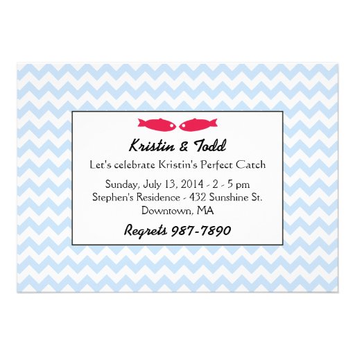 Perfect Catch Bridal Shower Invites