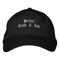 Perfect Cloth & Ink Embroidered Baseball Cap