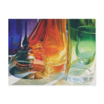 "Perfect Curves" Art Glass Watercolor postcards by PaulJacksonart "Perfect Curves" Art Glass Watercolor postcards