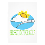 Perfect Day For Golf Personalized Invitations