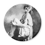 Perfect Girl Vintage Glamour Photo 1909 Refrigerator Magnet
