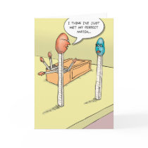 Perfect Match Funny Greeting Card by groakybaby Perfect Match Funny Greeting Card