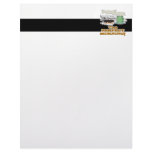 perfect morning coffee donut and paper letterhead
