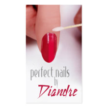 Perfect Nails Manicure Business Card profilecard