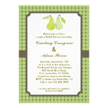 Perfect Pair Couple's Bridal Shower Invitation