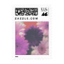 Perfect Purple Daisy Postage Stamp