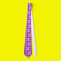 Perfect Purple Tie - contrasting