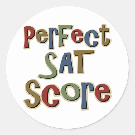 Perfect SAT Score Sticker Zazzle