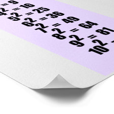 Perfect Square Chart 10 print