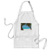 Perfect Tropical Paradise Beach Apron