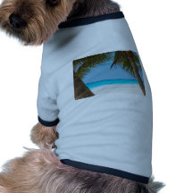 Perfect Tropical Paradise Beach Doggie Shirt