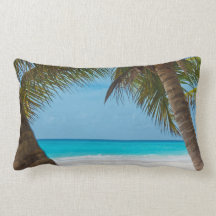 Perfect Tropical Paradise Beach Pillows