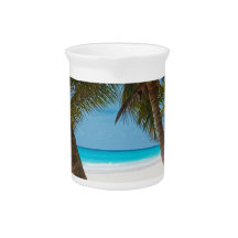Perfect Tropical Paradise Beach Pitcher