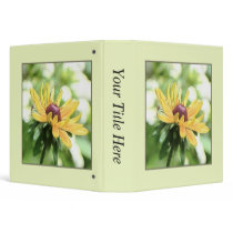Perfection - Black Eyed Susan Vinyl Binder