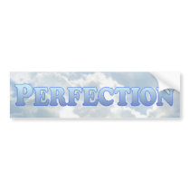 Perfection - Mult-Products Bumper Sticker