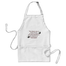 Perfection of Character aprons by tntshirtsngifts Perfection of Character aprons