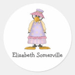 Perfectly Penguin · Girl Mauve Sticker