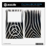 Perfectly Zebra Print Skin For iPod