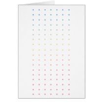 Perforated Blank Card