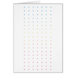 Perforated Blank Card