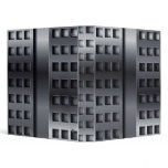 Perforated metal binders