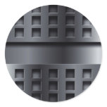 Perforated Metal stickers