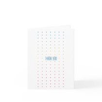 Perforated Thank You Card