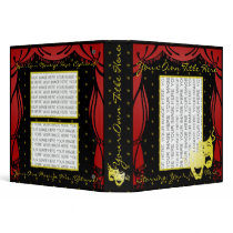 Performances and Recitals Photo Binder