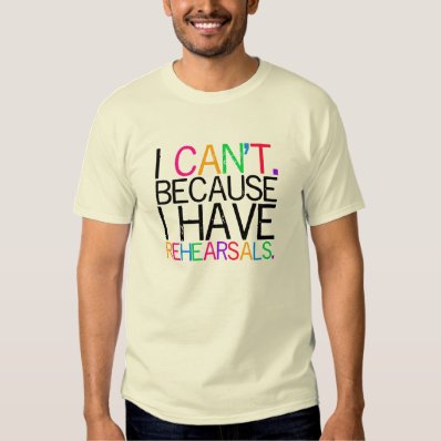 Performing Arts Humor T-shirt