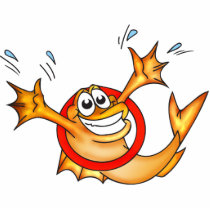Performing Fish Photo Cutout
