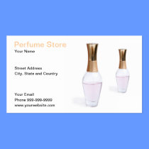 perfume store business cards