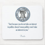 Pericles Quote Mousepads