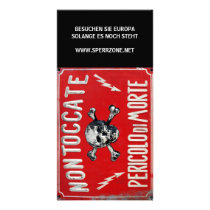 Pericolo di Morte Photo Card Template