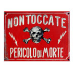 Pericolo di Morte Post Cards