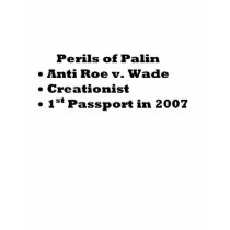 Perils of Palin t-shirts by TShirtsRUs Perils of Palin t-shirts
